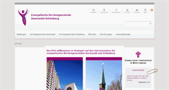 Desktop Screenshot of evkirche-asemwald-schoenberg.de